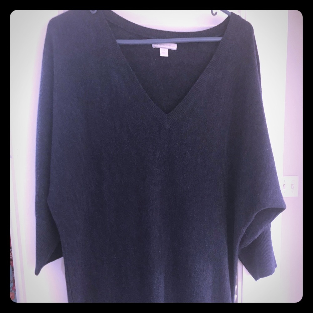 Blue sweater dress/tunic
